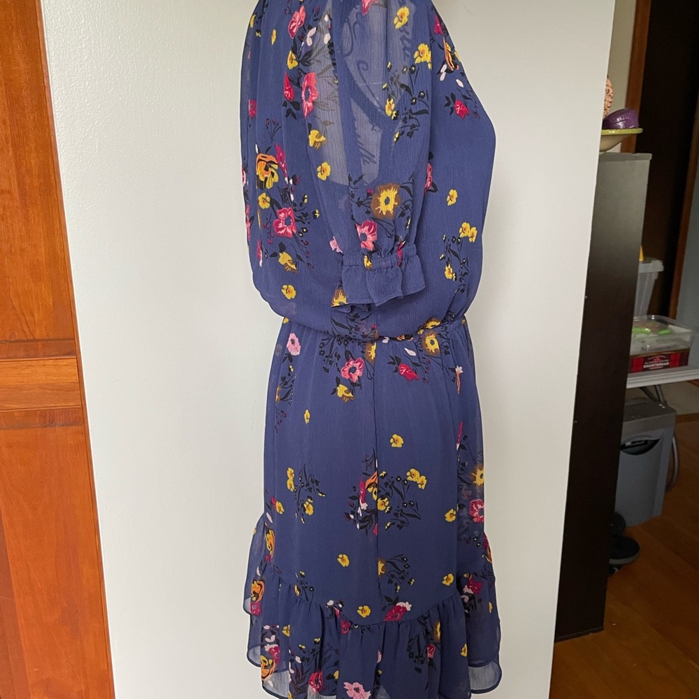 Express Ruffle Hem Mini Dress, Size M - Picture 7 of 10